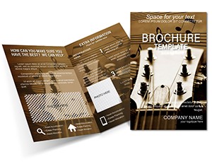 Tuning Your Guitar Brochure templates