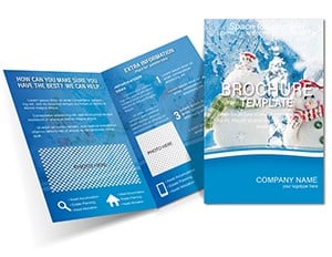 Three Snowmen Brochure templates