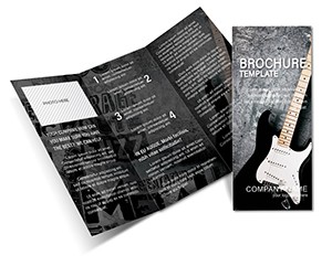 Rock Music Brochure templates