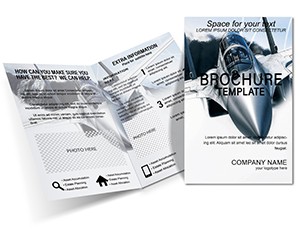 Military Fighter Brochure templates