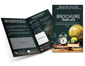 Time Lessons Brochure templates