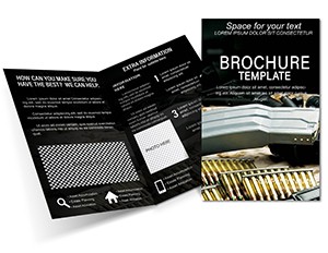 Weapon Brochure Template: Download background