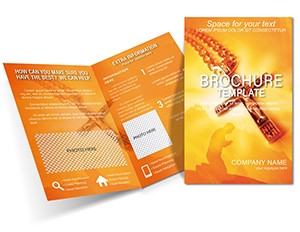 Religion Cross Brochures templates