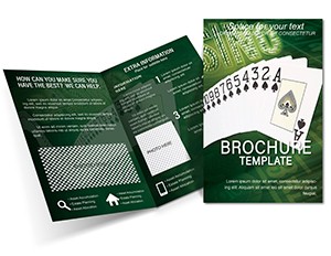 Casino Card Game Brochures templates