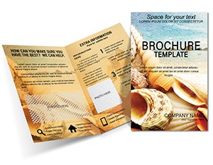 Beach Resort Brochures templates