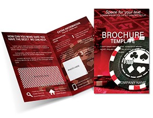 Casino Chips Art Brochure Template - Design and Print