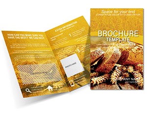 Bread and Wheat Brochures templates