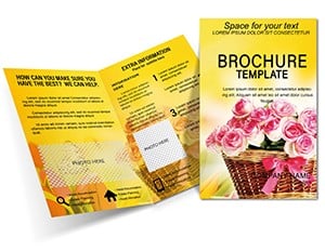 Flowers Delivery Brochure templates