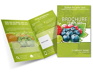 Berry Garden Brochures templates