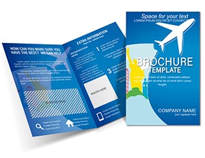 Tourist Flight Brochures templates