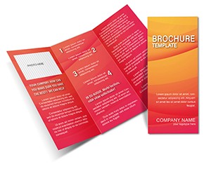 Abstract Background Red Professional Brochure Template For Stunning Designs