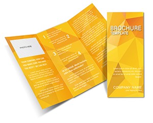 Abstract Yellow Sheet Brochures templates