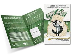 Bag of Dollar Brochures templates