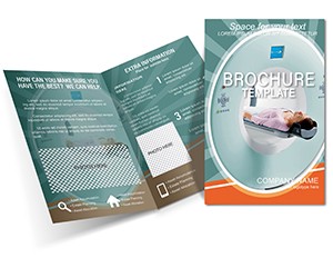 Medicine Tomography Brochure design template