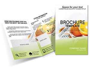 Healthy Recipes Brochure Template