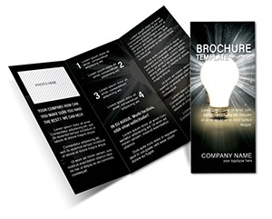 Light Bulb Idea Brochure Template | Creative Design Download