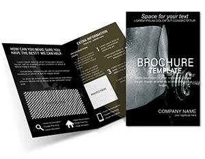 Training With Dumbbells for Women Brochures templates
