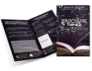 Books Online Brochure design template