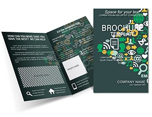 Delivery Messages Brochures design template