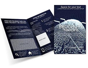 Operating fingerprints Brochures templates