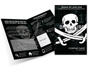 Coding of Information Brochure Template - Design, Background