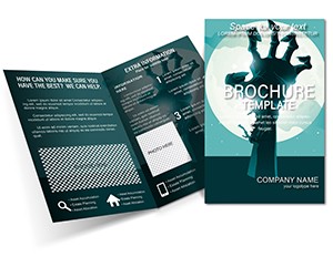 Dead Man hand Brochures templates
