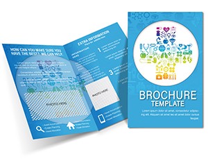 Color medical cross Brochures templates