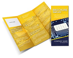 Microchip Brochure design template