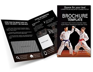 Karate for kids Brochures templates