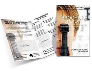Medicine Sight Testing Brochure template