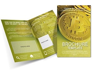 Bitcoin money Brochures templates
