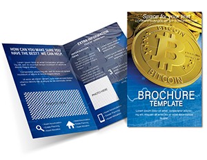 Bitcoin in life Brochures templates