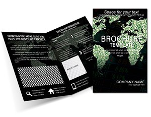 World Map Dollar Brochure Template for Print Design - Download