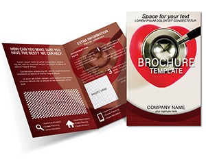 Checking Heart Brochures templates