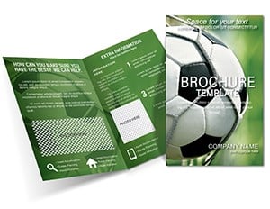 Ball into the Goal Brochures templates