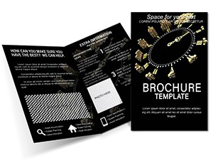 Finance Time Money Brochures templates