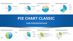 10 Segments Pie Keynote charts