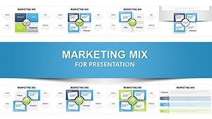 Marketing Mix Keynote chart template