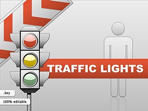 Traffic Lights Keynote charts template