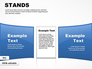 Stands Tables Keynote charts template