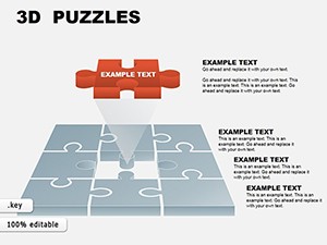 3D Puzzle Keynote charts