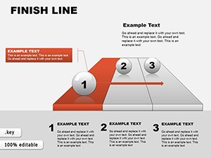 Finish Line Keynote charts templates