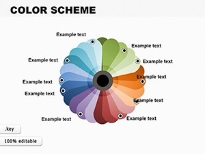 Color Scheme Keynote Charts - Download Presentation Template