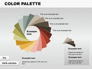 Color Palette Keynote charts templates