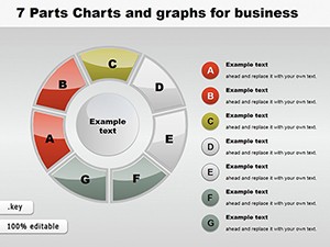 7 Parts Keynote Charts and Graphs for Business
