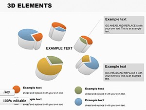 3D Elements Keynote Charts