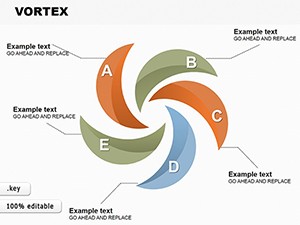 Data Visualization: Vortex Keynote Charts Presentation Template