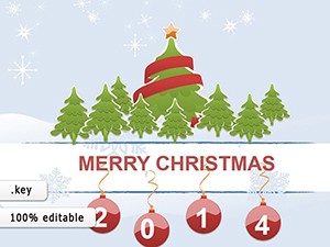 Happy New Year and Christmas Keynote Charts