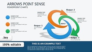 Arrows Point Sense Keynote charts