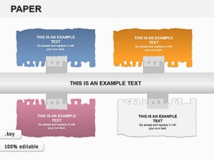 Infographic Paper Tables charts for Keynote presentation